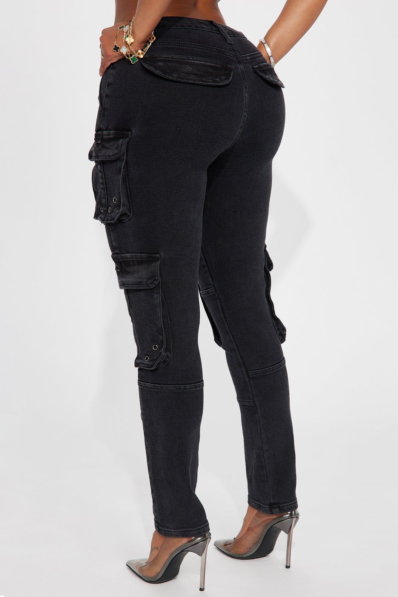 Mila Cargo Skinny Pant - Black sold by Fashion Nova product image thumbnail 3