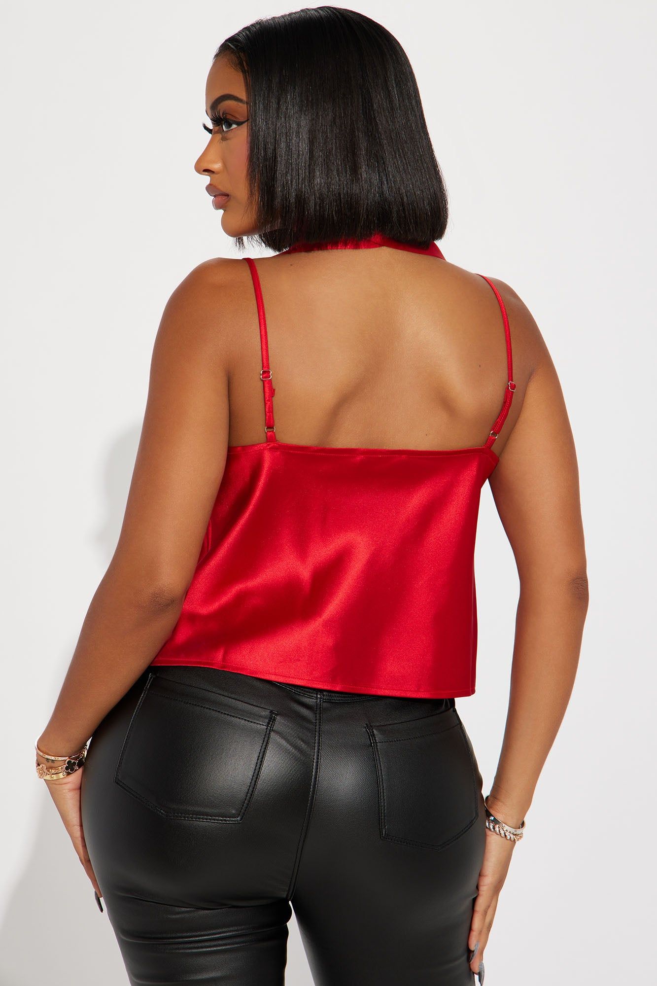 Bright Scenery Satin Top - Red sold by Fashion Nova product image thumbnail 3
