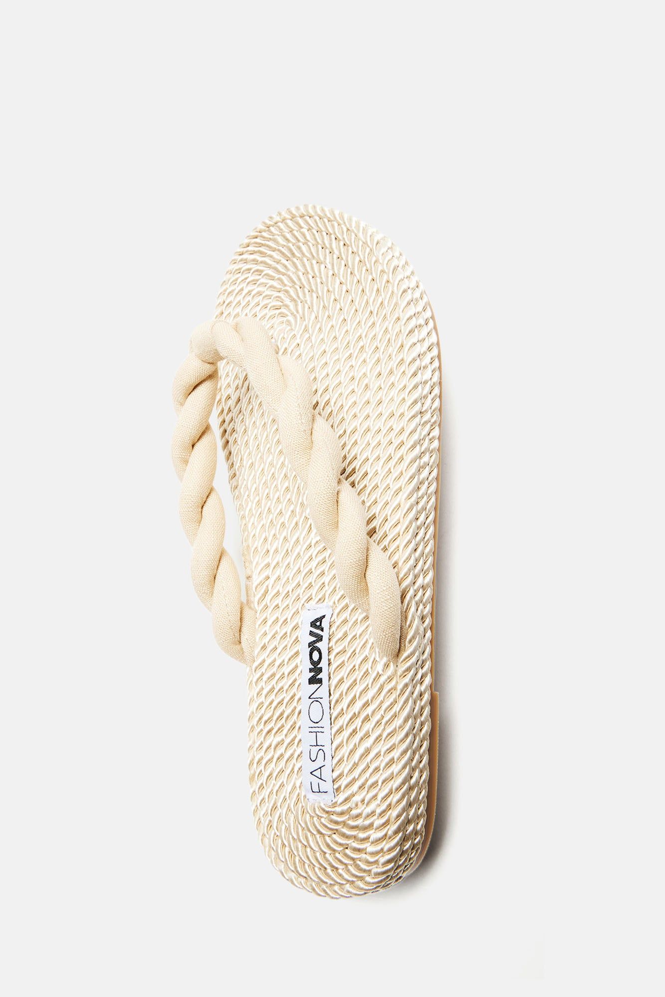 Different But The Same Flip Flops - Beige sold by Fashion Nova product image thumbnail 3