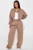 New York Fleece Pant Set - Mocha sold by Fashion Nova