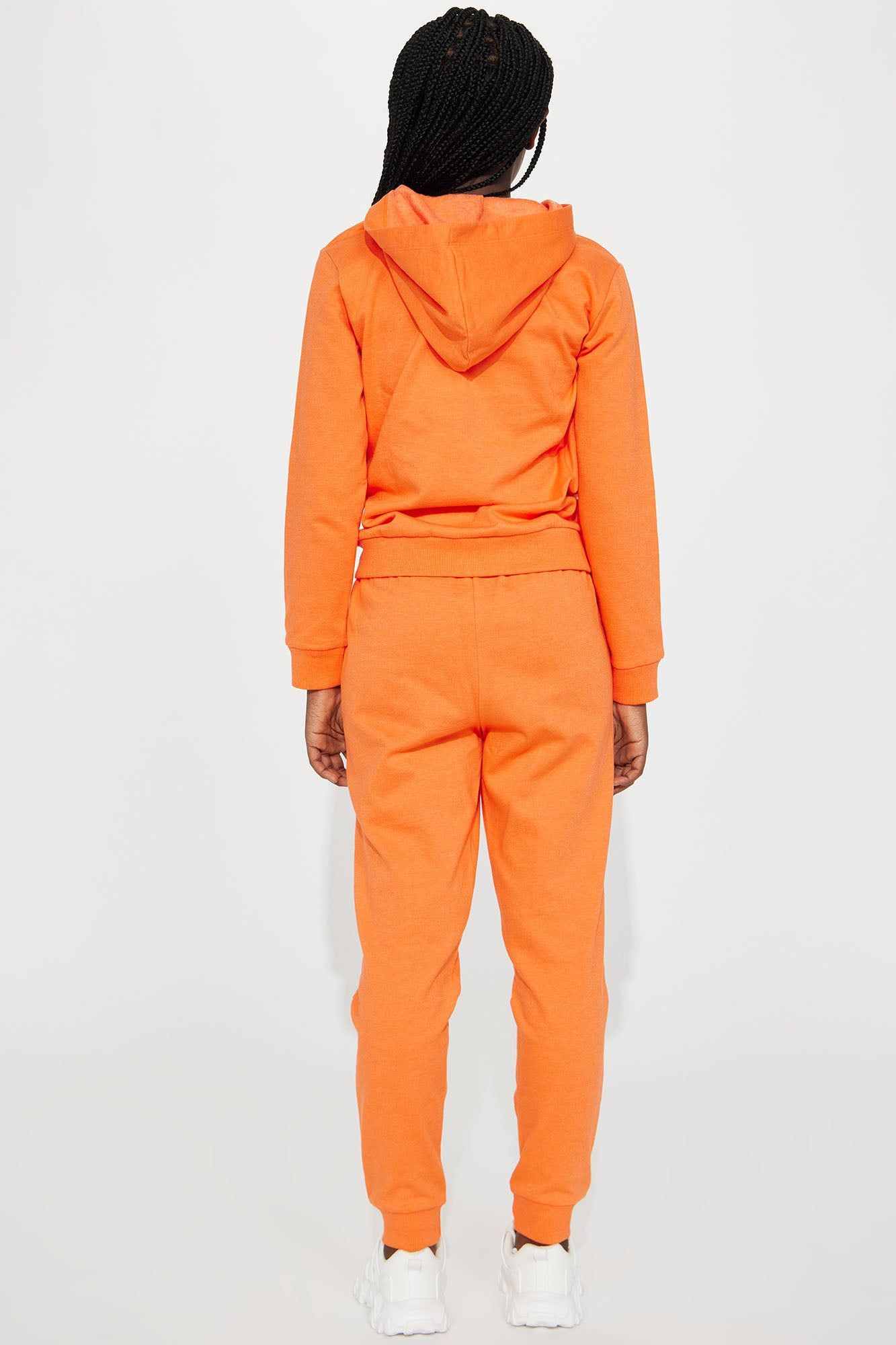 Mini Blessed Fleece Jogger Set - Orange sold by Fashion Nova product image thumbnail 5