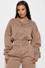 New York Fleece Pant Set - Mocha sold by Fashion Nova