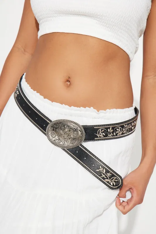 Malibu Miley Belt - Black sold by Fashion Nova