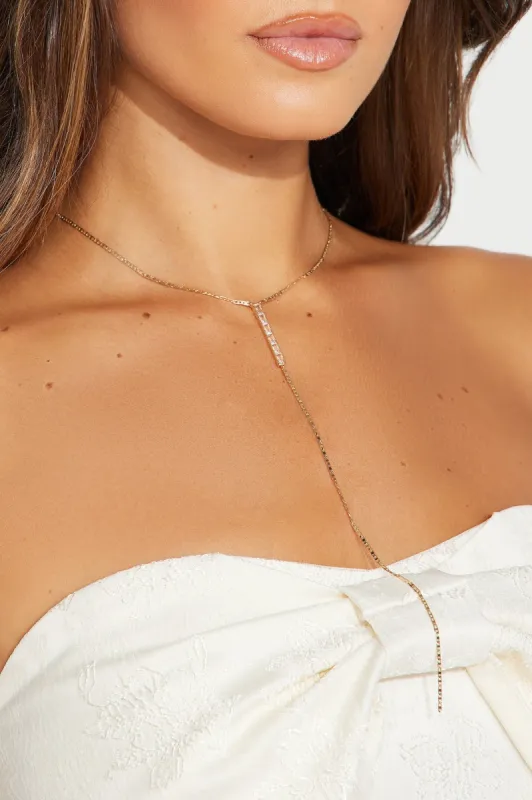 Rooftop Views Necklace - Gold sold by Fashion Nova