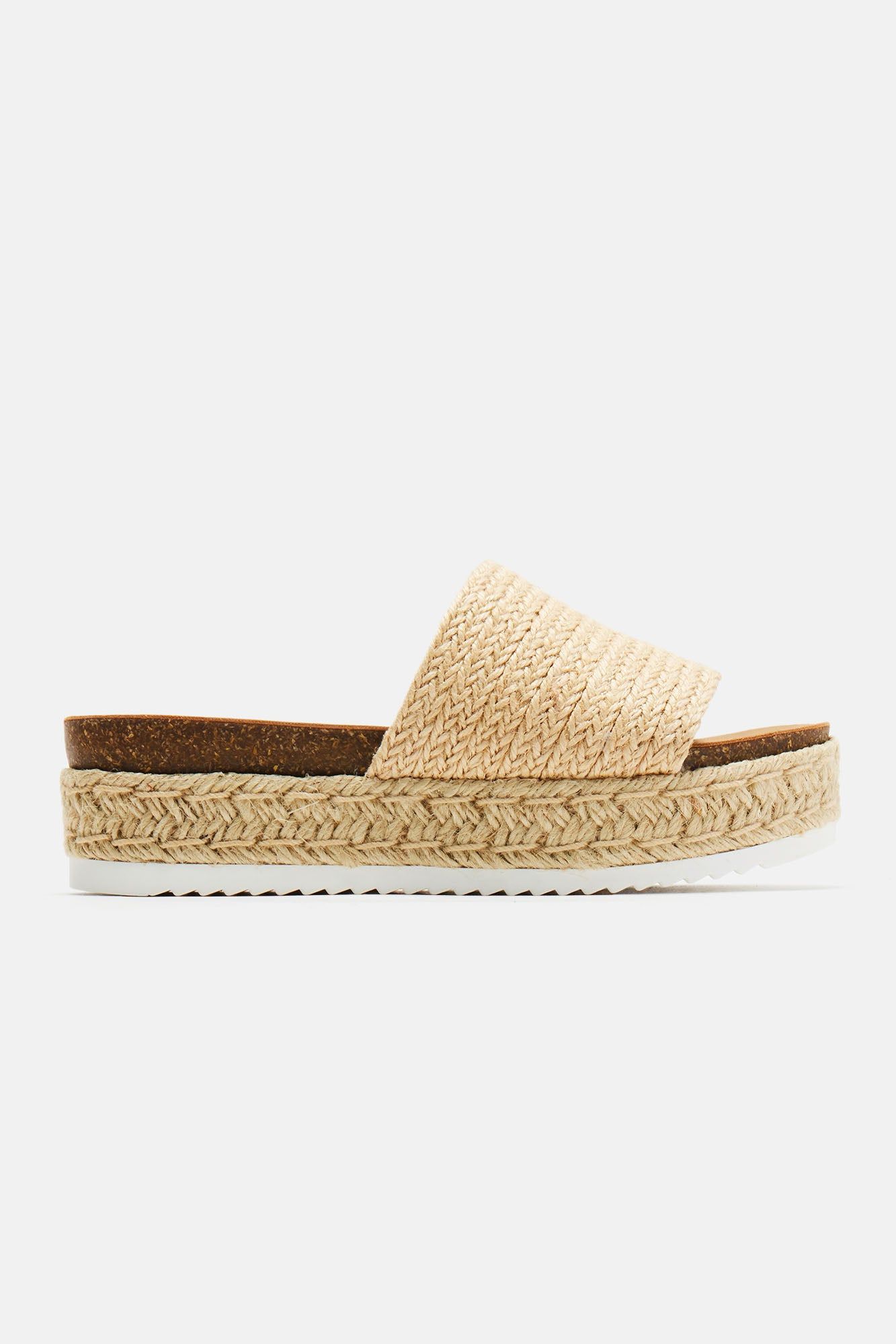 Sanya Platform Wedges - Beige sold by Fashion Nova product image thumbnail 4
