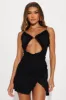 Miranda Mesh Micro Mini Dress - Black sold by Fashion Nova