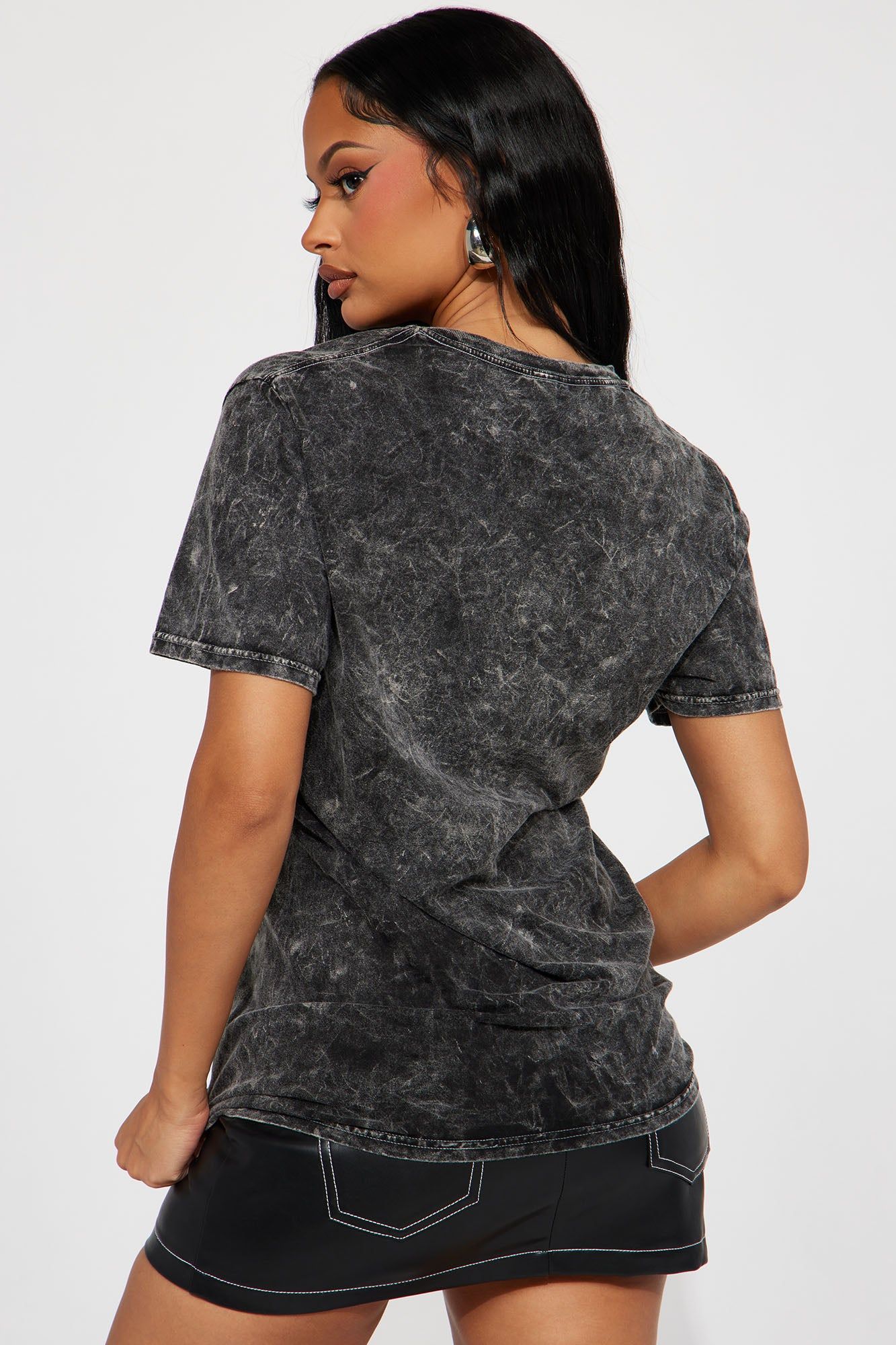 Unleashed Washed Tshirt - Black Wash sold by Fashion Nova product image thumbnail 4