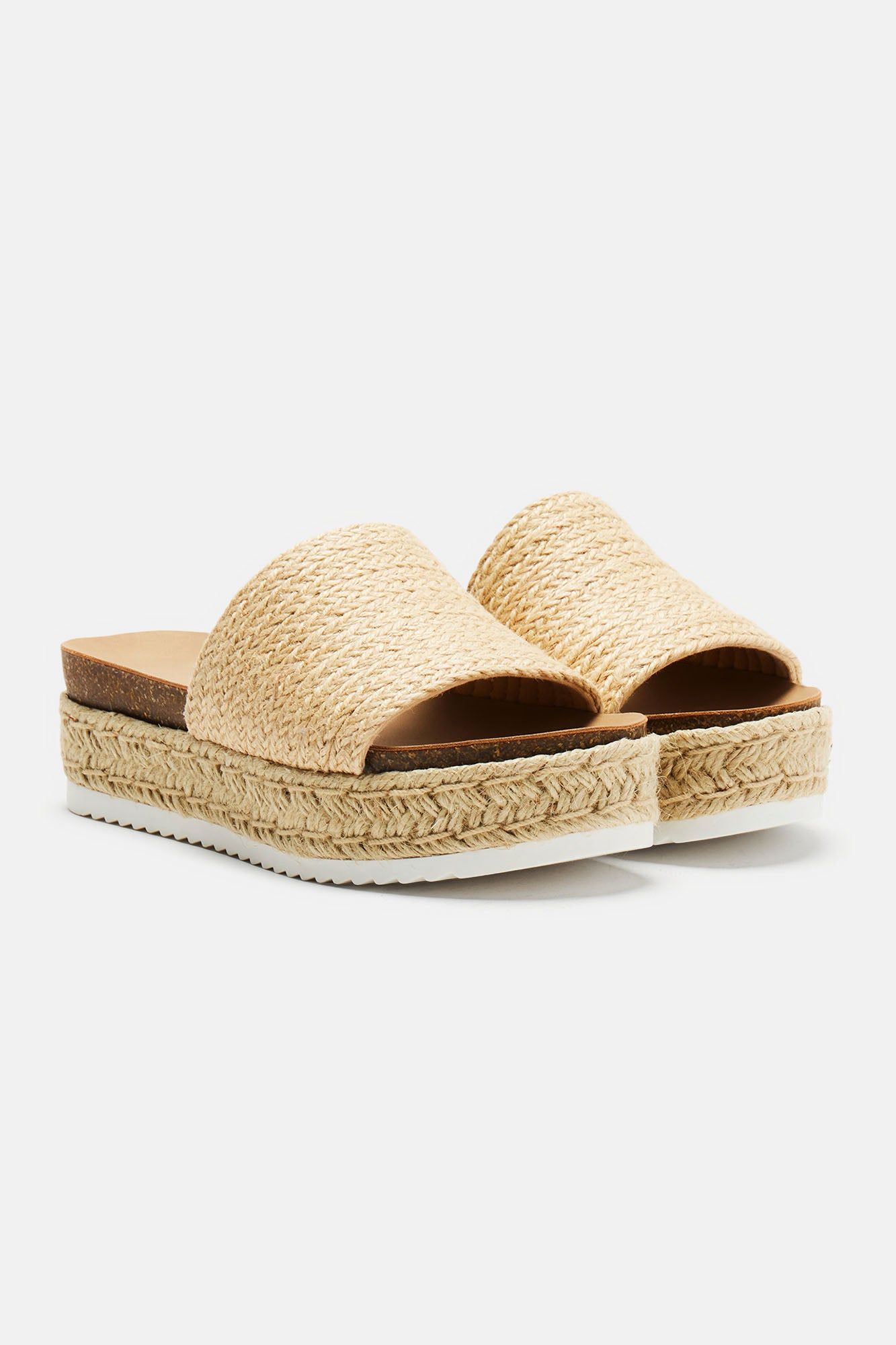 Sanya Platform Wedges - Beige sold by Fashion Nova product image thumbnail 5