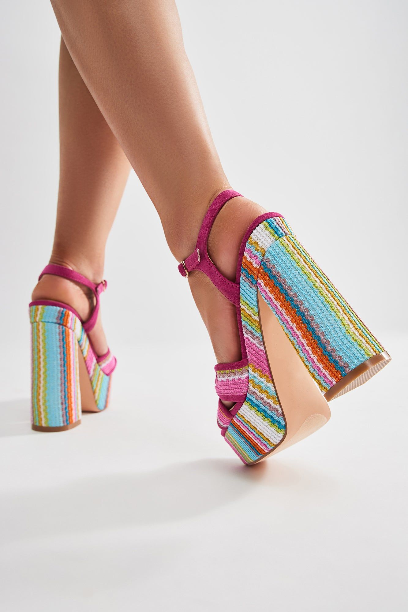 Smooth Talkin' Heeled Sandals - Multi Color sold by Fashion Nova product image thumbnail 4