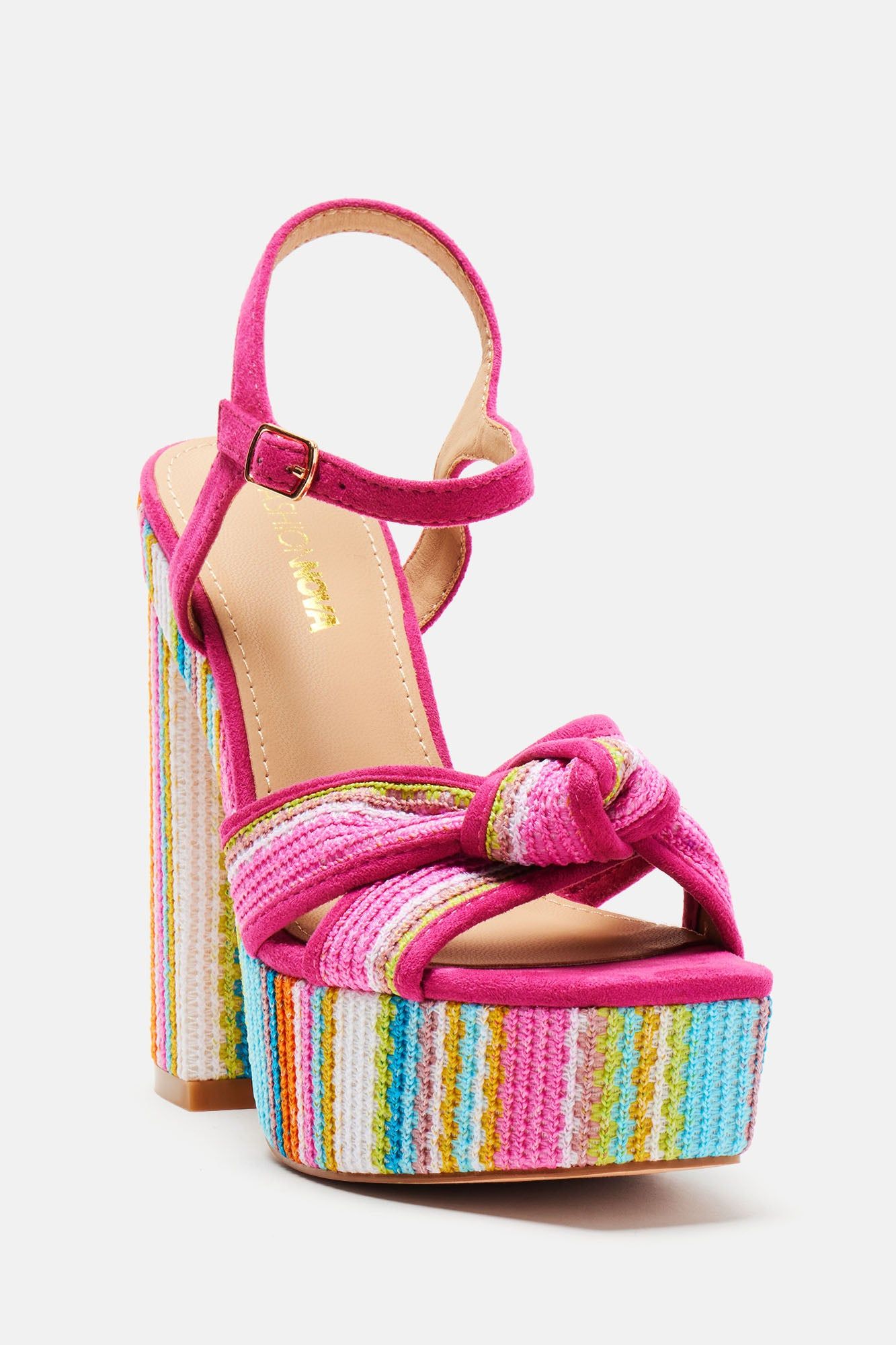 Smooth Talkin' Heeled Sandals - Multi Color sold by Fashion Nova product image thumbnail 3