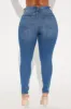 Twice As Nice Stretch Booty Lifting Skinny Jean - Medium Wash sold by Fashion Nova