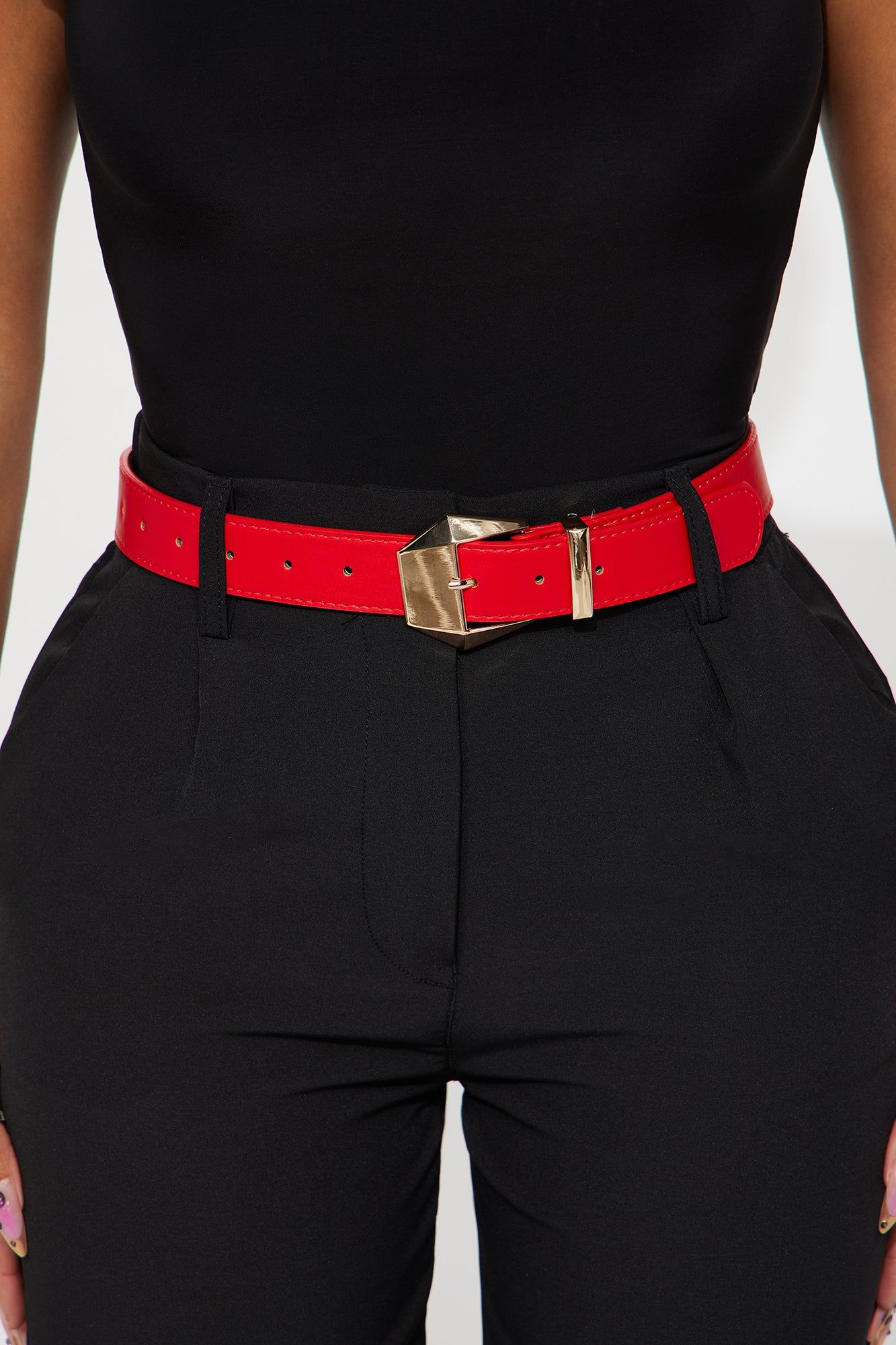 Casual And Confident Belt - Red sold by Fashion Nova product image thumbnail 3