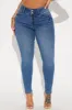 Twice As Nice Stretch Booty Lifting Skinny Jean - Medium Wash sold by Fashion Nova