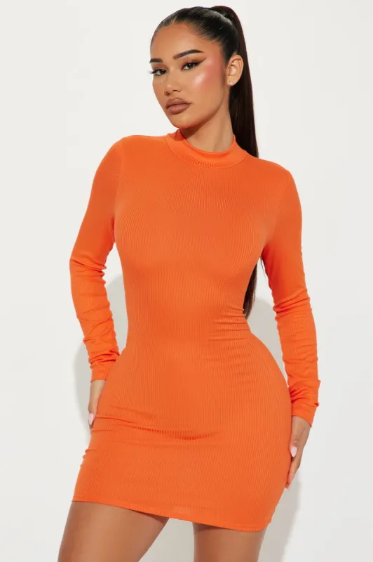 Angel Mini Dress - Orange sold by Fashion Nova