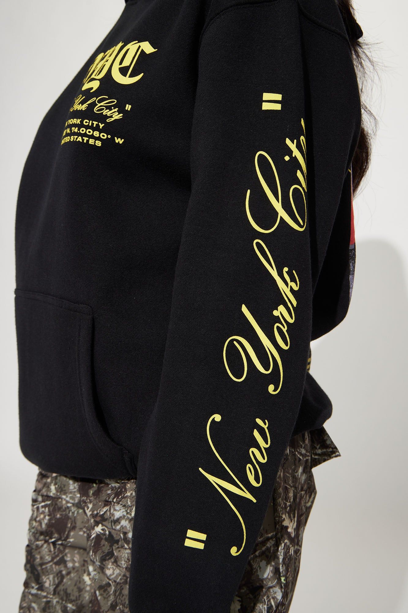 New York City Hoodie - Black sold by Fashion Nova product image thumbnail 3