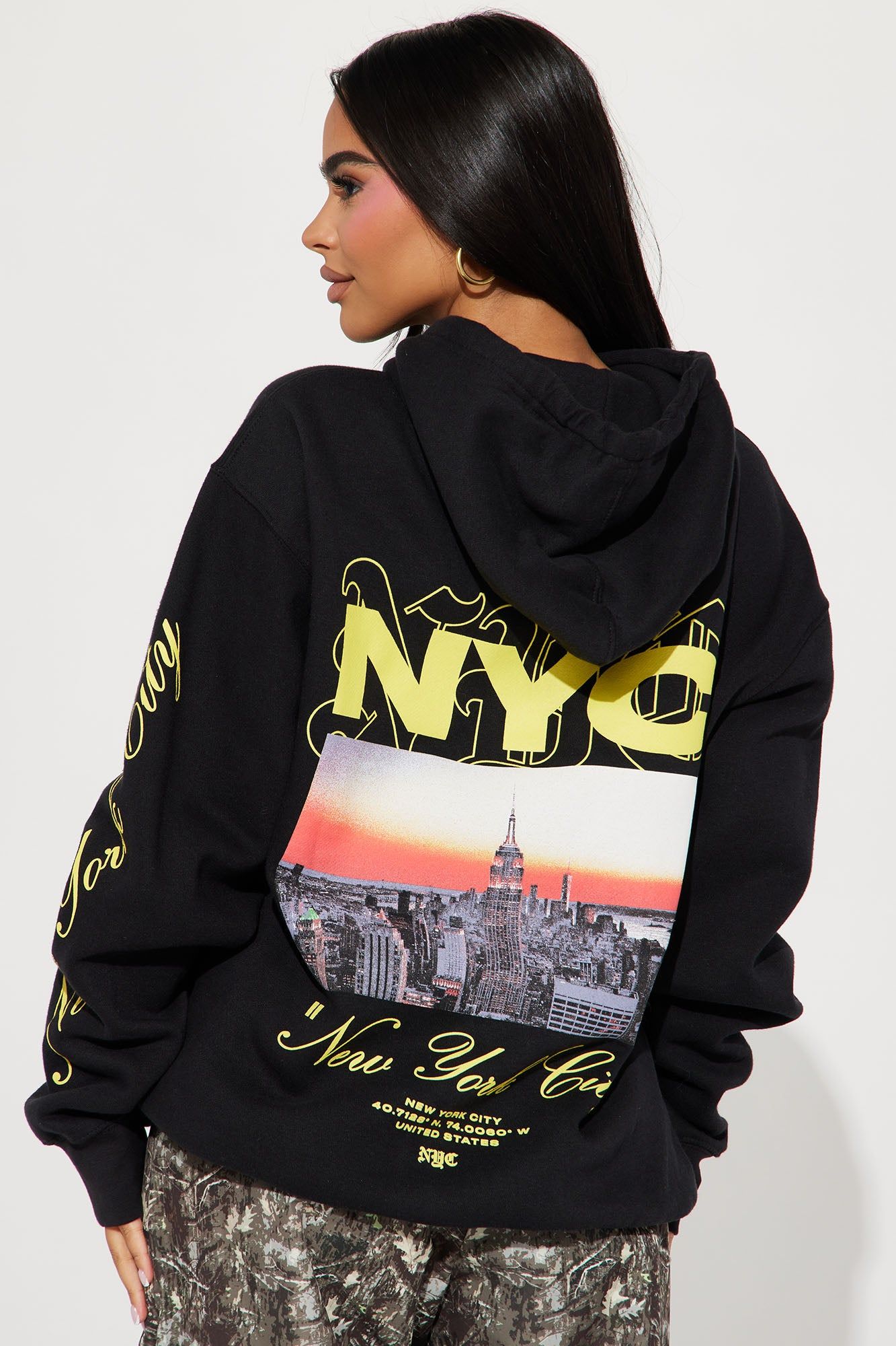 New York City Hoodie - Black sold by Fashion Nova product image thumbnail 5