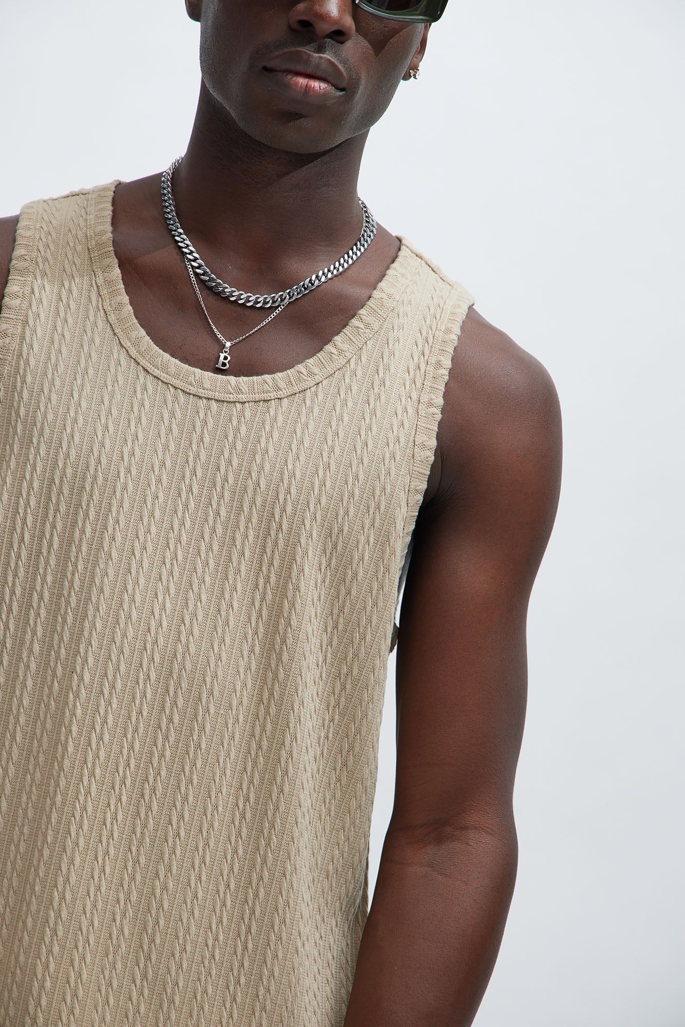 Kellen Textured Tank - Tan sold by Fashion Nova product image thumbnail 3