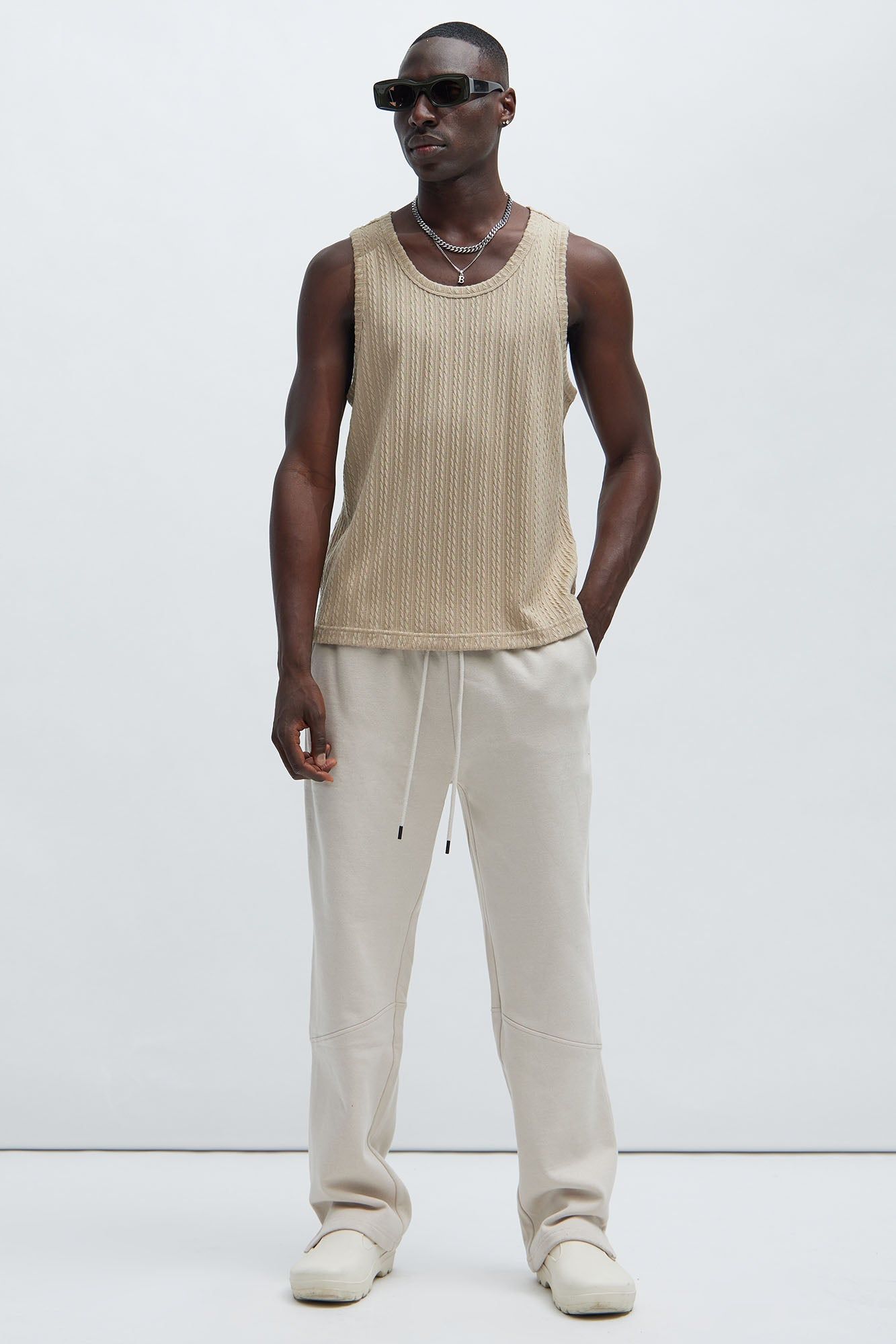 Kellen Textured Tank - Tan sold by Fashion Nova product image thumbnail 2