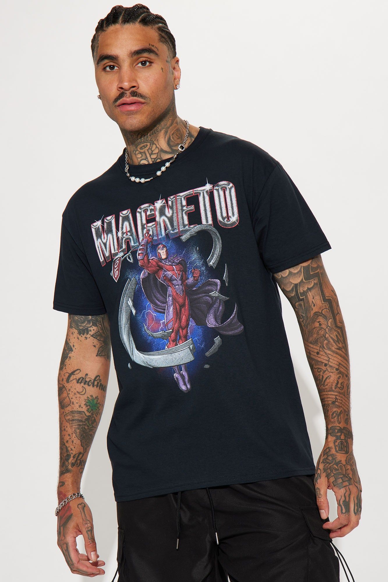 Magneto Short Sleeve Tee - Black sold by Fashion Nova