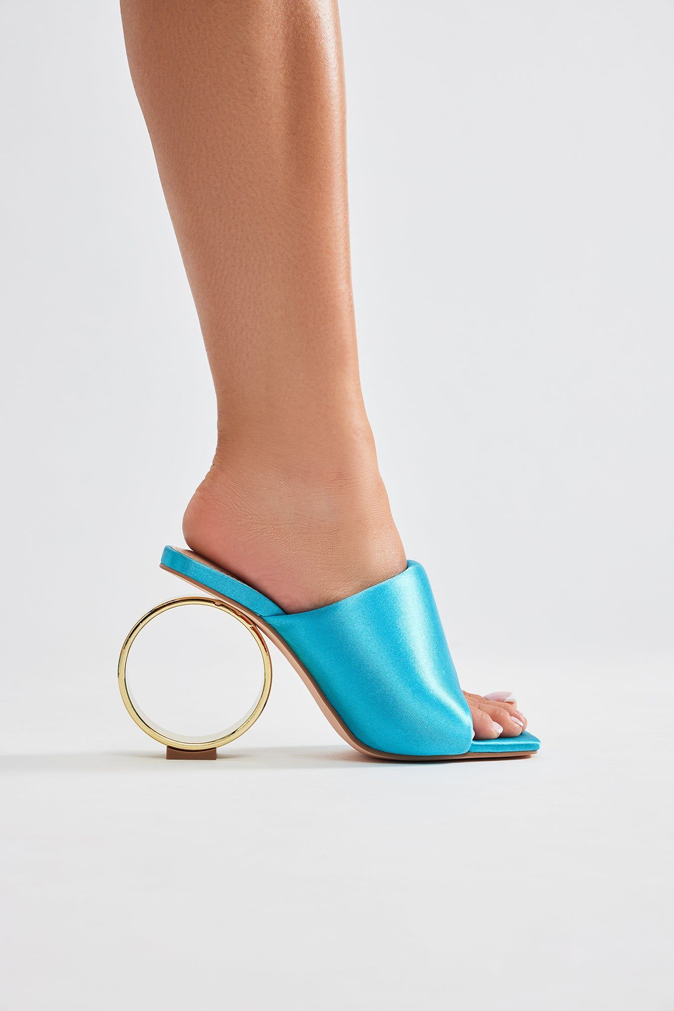 Feelin' Popular Heeled Sandals - Turquoise sold by Fashion Nova