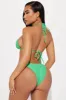 Sweet Summer Love 3 Piece Bikini Set - Green sold by Fashion Nova