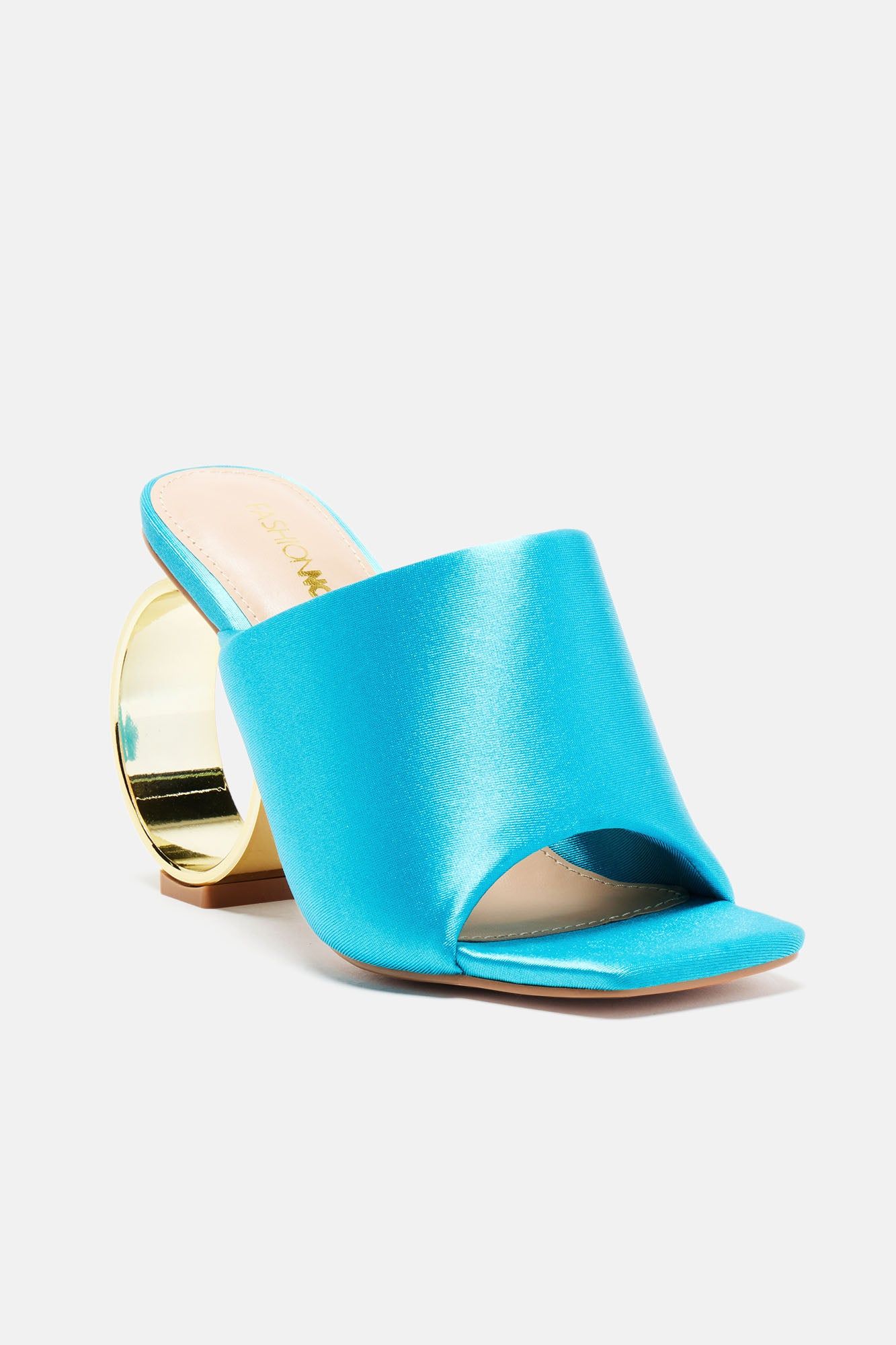Feelin' Popular Heeled Sandals - Turquoise sold by Fashion Nova product image thumbnail 2