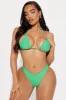 Sweet Summer Love 3 Piece Bikini Set - Green sold by Fashion Nova