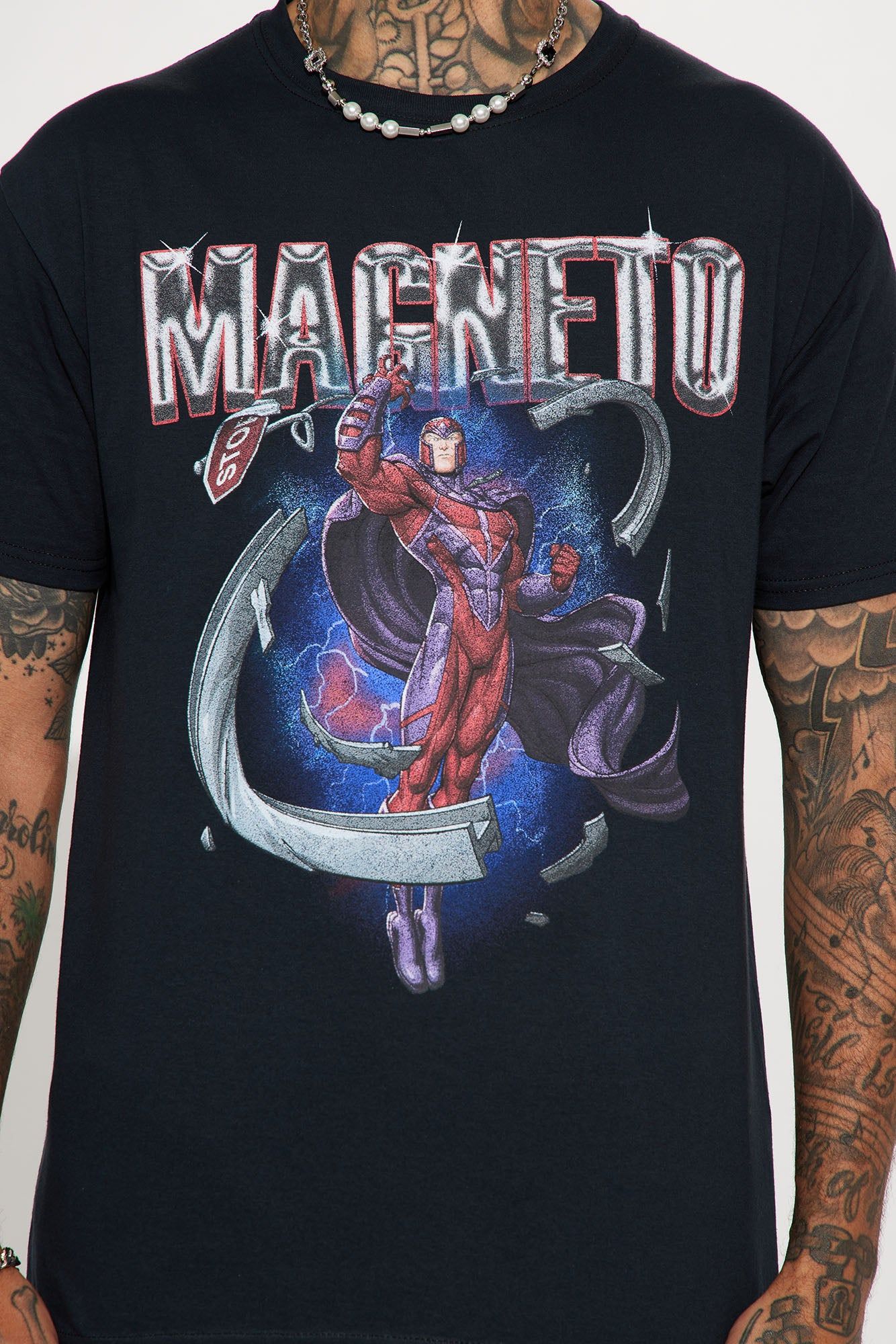 Magneto Short Sleeve Tee - Black sold by Fashion Nova product image thumbnail 3