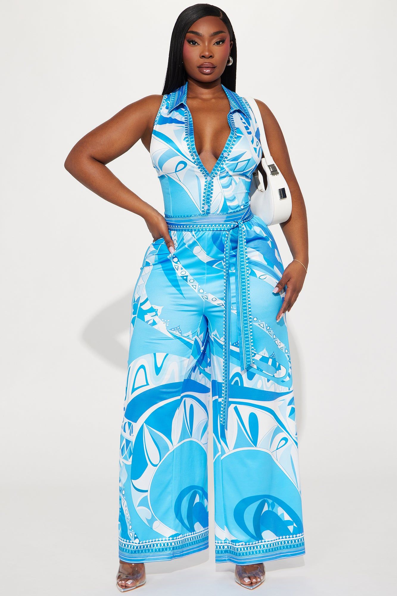 This Energy Jumpsuit - Blue/combo sold by Fashion Nova product image thumbnail 4
