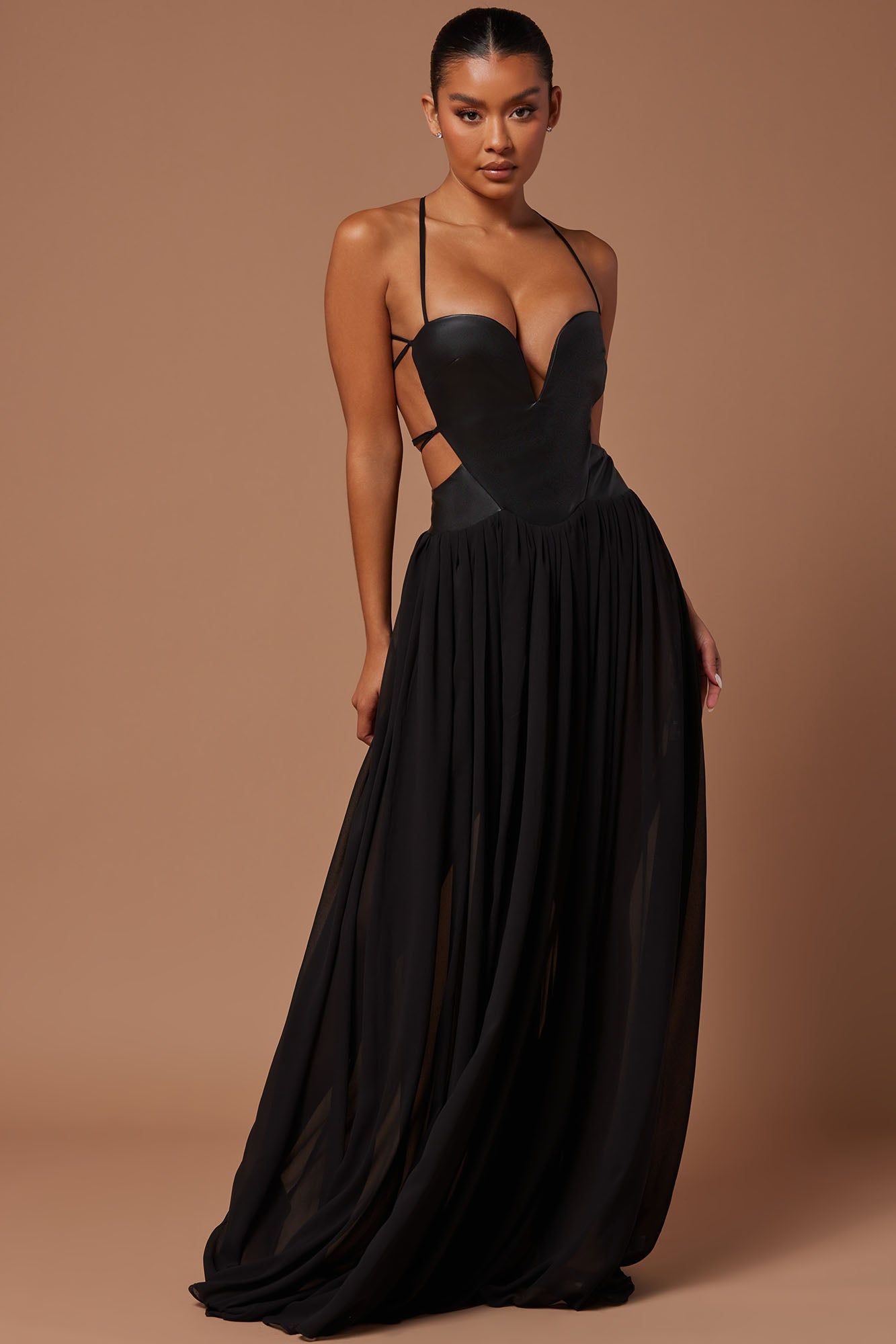 Danica Maxi Dress - Black sold by Fashion Nova