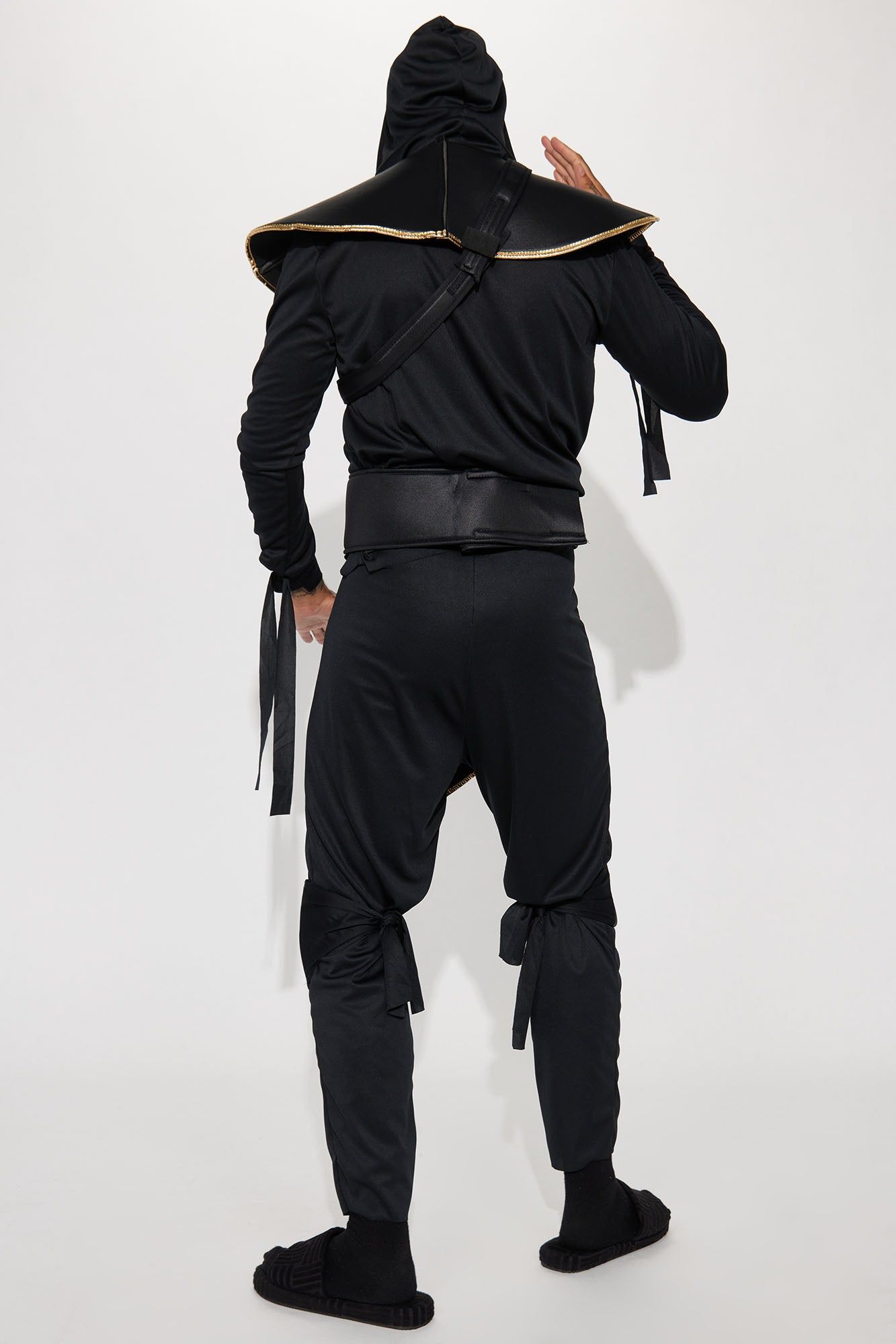 Elite Assassin 9 Piece Costume Set - Black/Gold sold by Fashion Nova product image thumbnail 3