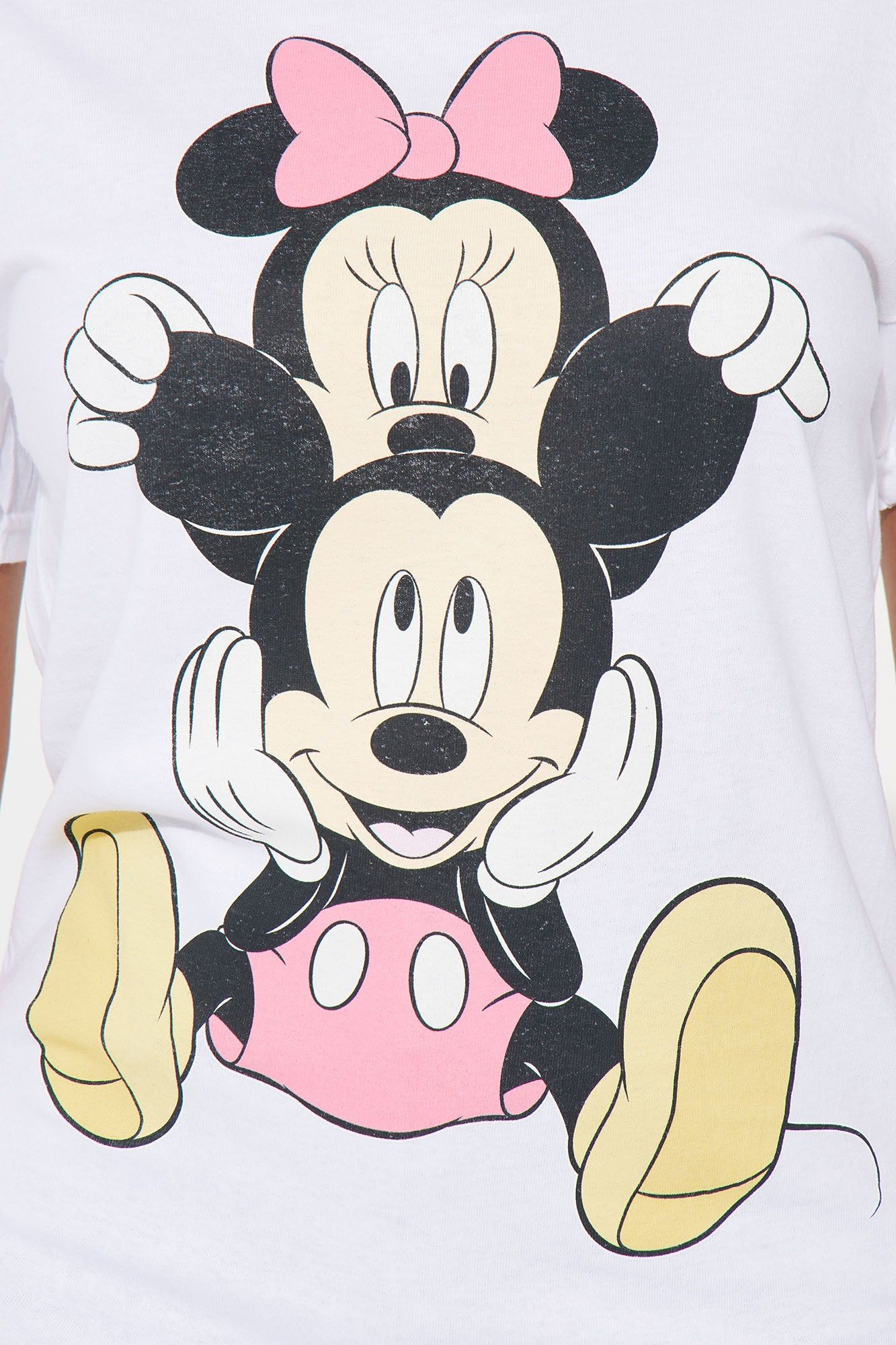 Mickey And Minnie Forever Graphic Tee - White sold by Fashion Nova product image thumbnail 3