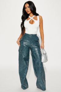 Hard To Catch Cut Out Bodysuit - Ivory sold by Fashion Nova