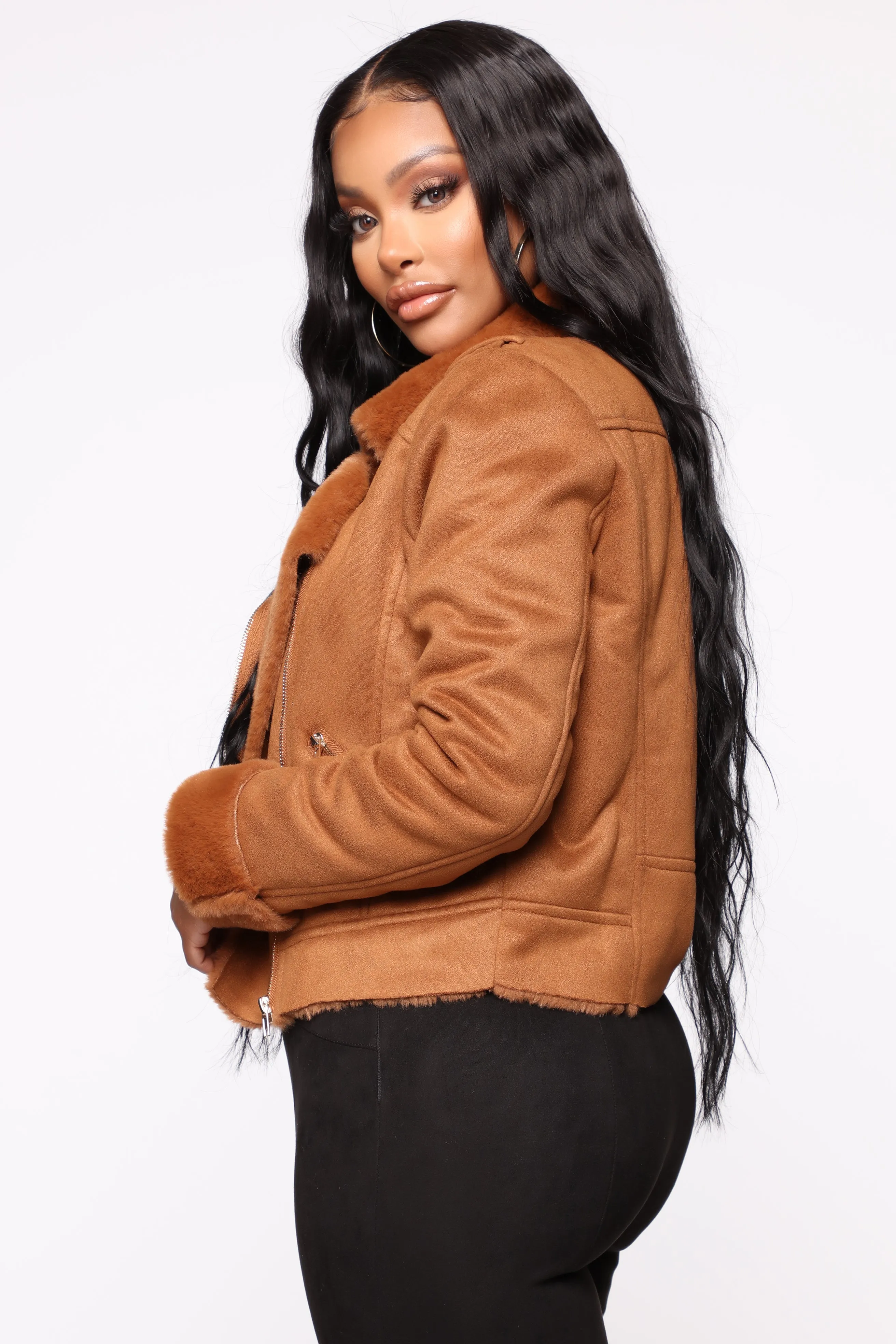 Ready To Go Moto Jacket - Camel sold by Fashion Nova product image thumbnail 3