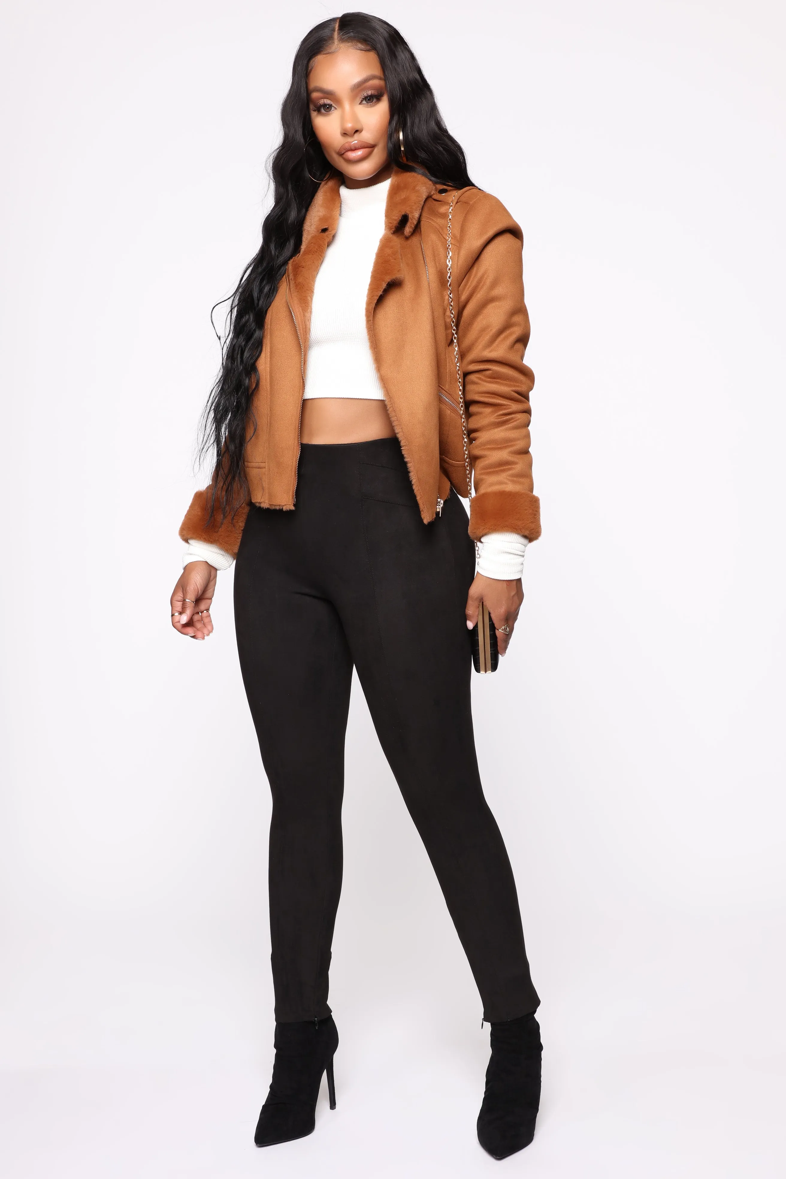 Ready To Go Moto Jacket - Camel sold by Fashion Nova product image thumbnail 2