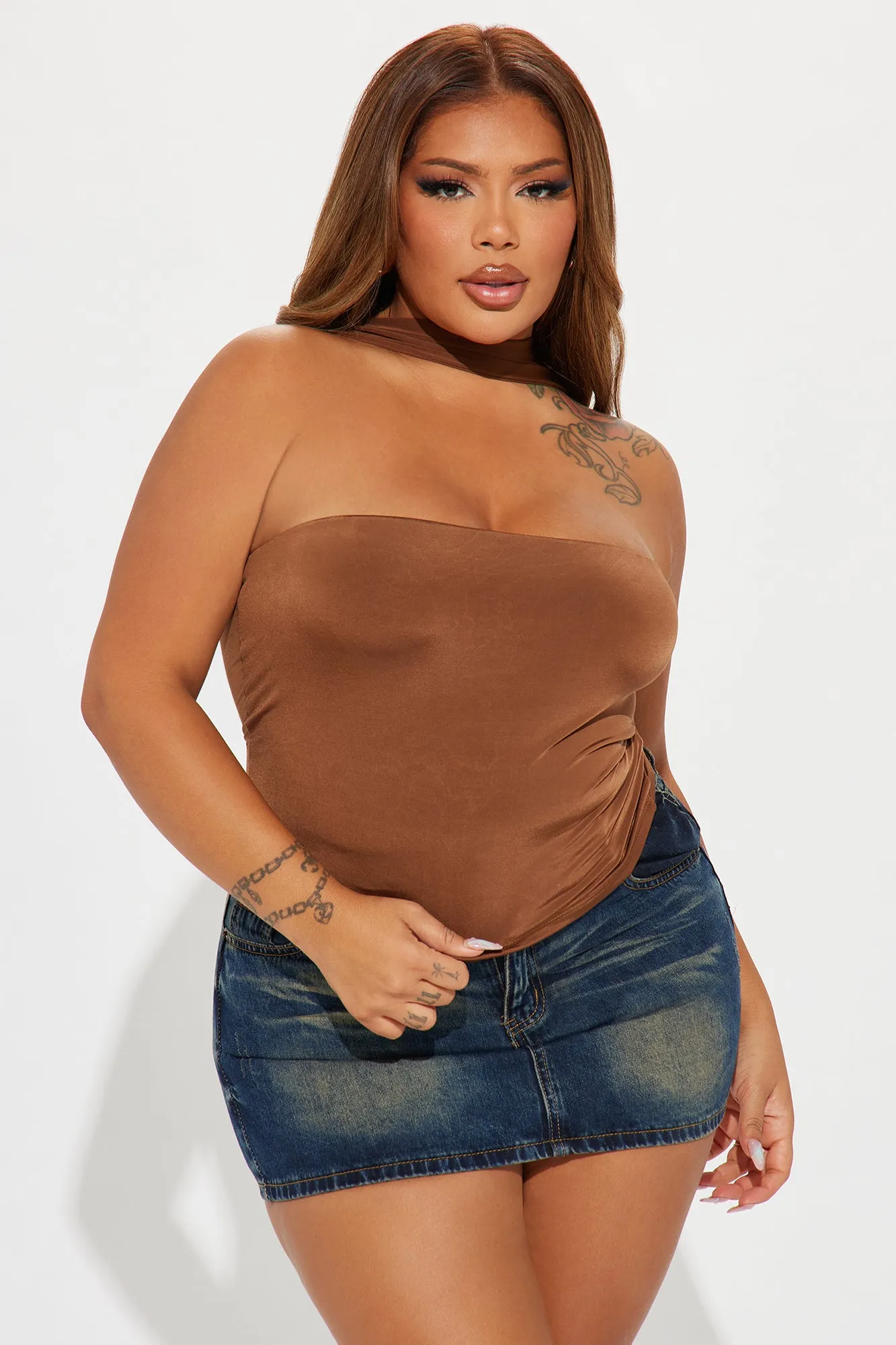 Most Popular Tube Top - Brown sold by Fashion Nova product image thumbnail 4