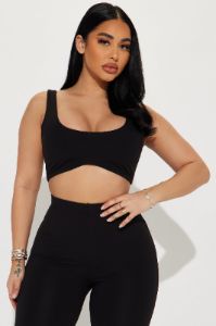 My New Fav Pant Set - Black sold by Fashion Nova