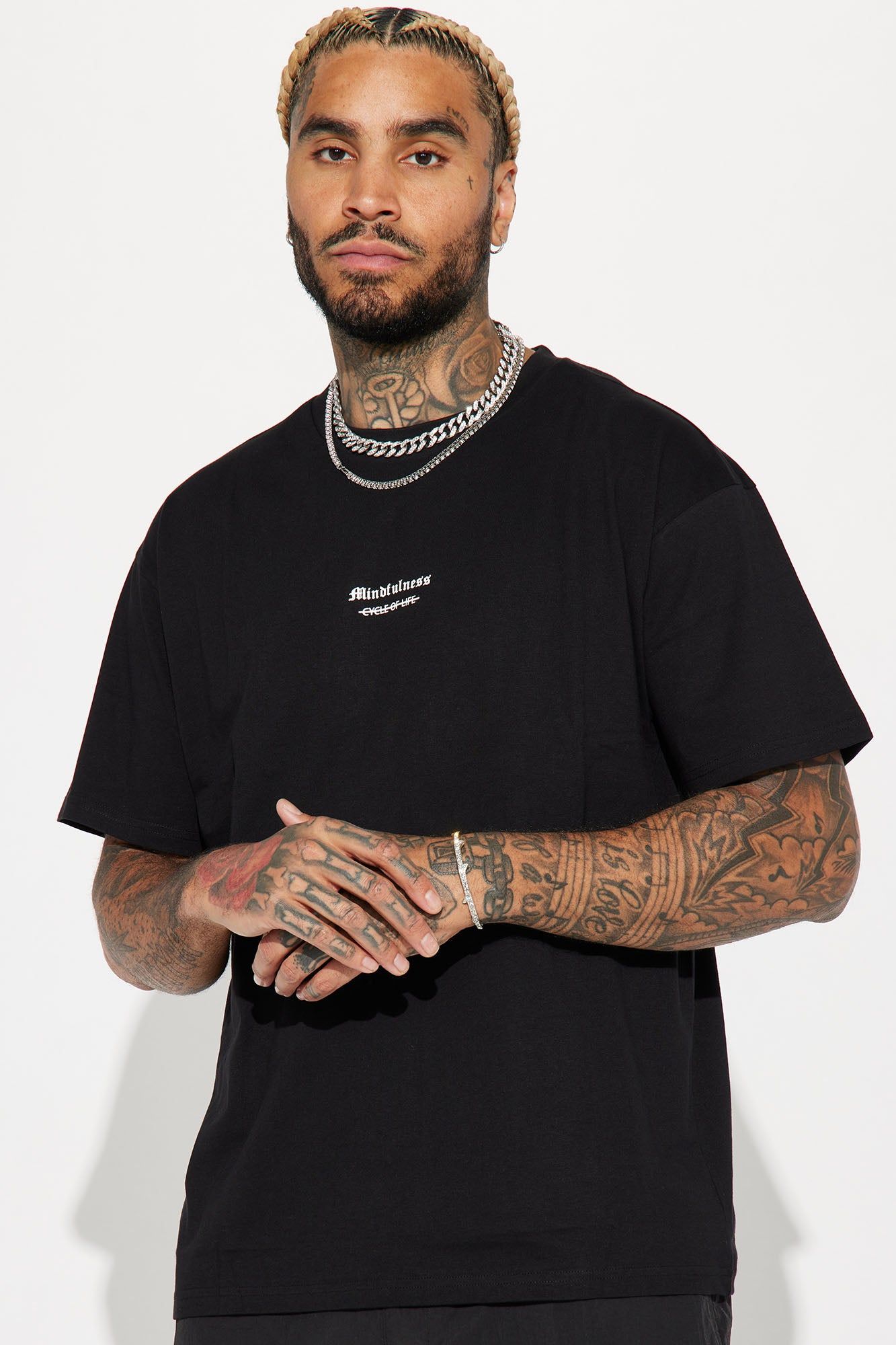 Rise Again Short Sleeve Tee - Black sold by Fashion Nova product image thumbnail 4