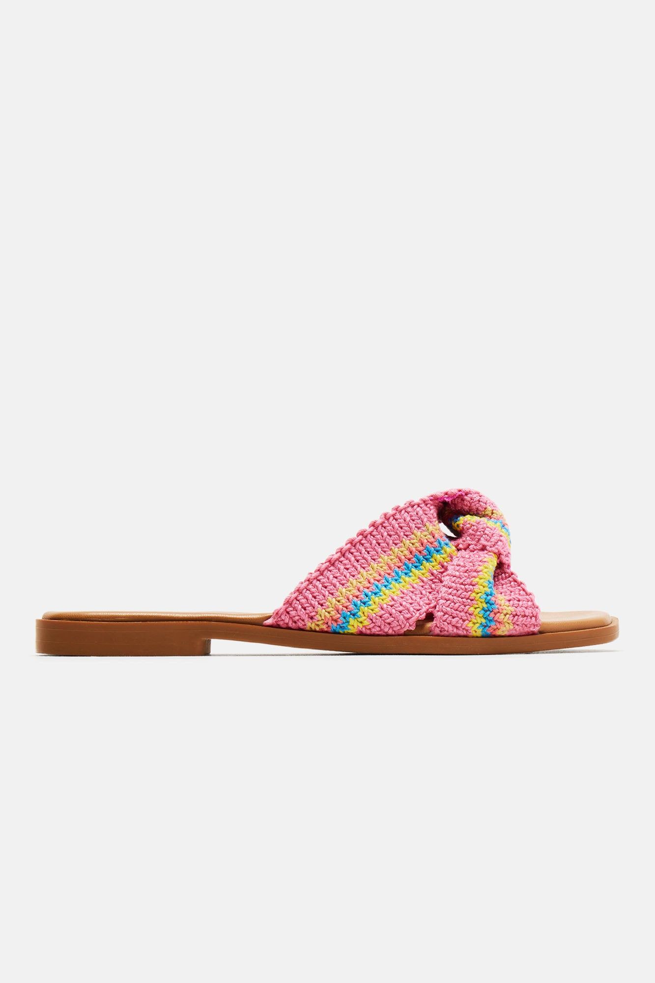 Mikah Flat Sandals - Pink sold by Fashion Nova product image thumbnail 3