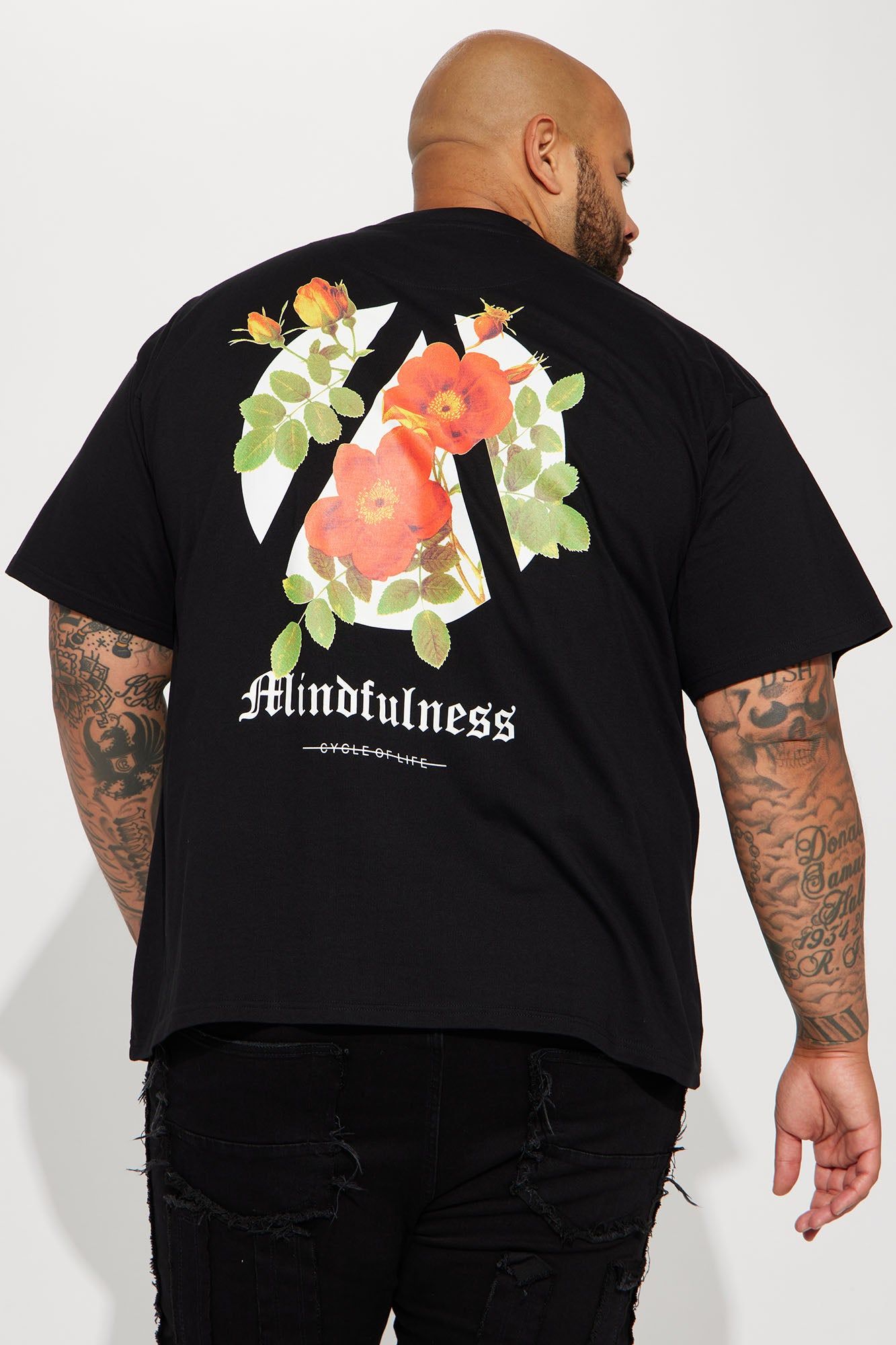 Rise Again Short Sleeve Tee - Black sold by Fashion Nova product image thumbnail 2