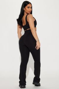 My New Fav Pant Set - Black sold by Fashion Nova