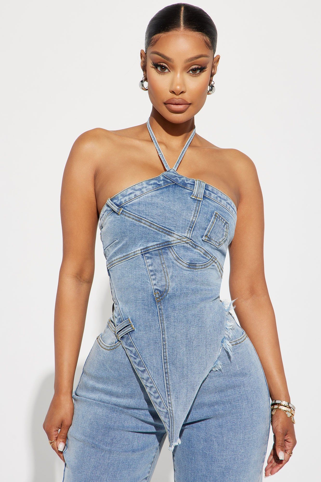 Next Level Denim Pant Set - Light Wash sold by Fashion Nova product image thumbnail 2