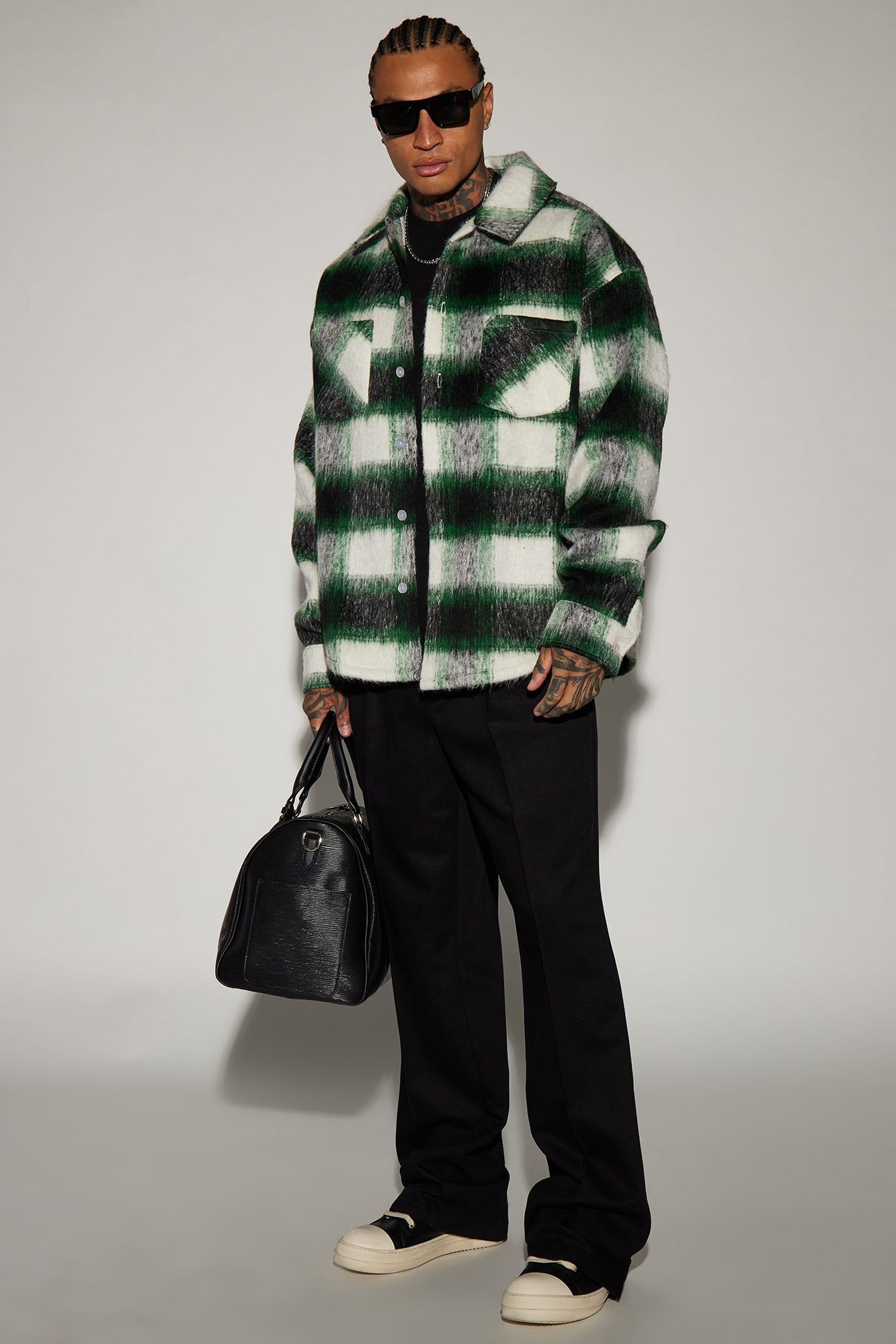 Keystone Mohair Shacket - Green sold by Fashion Nova product image thumbnail 2