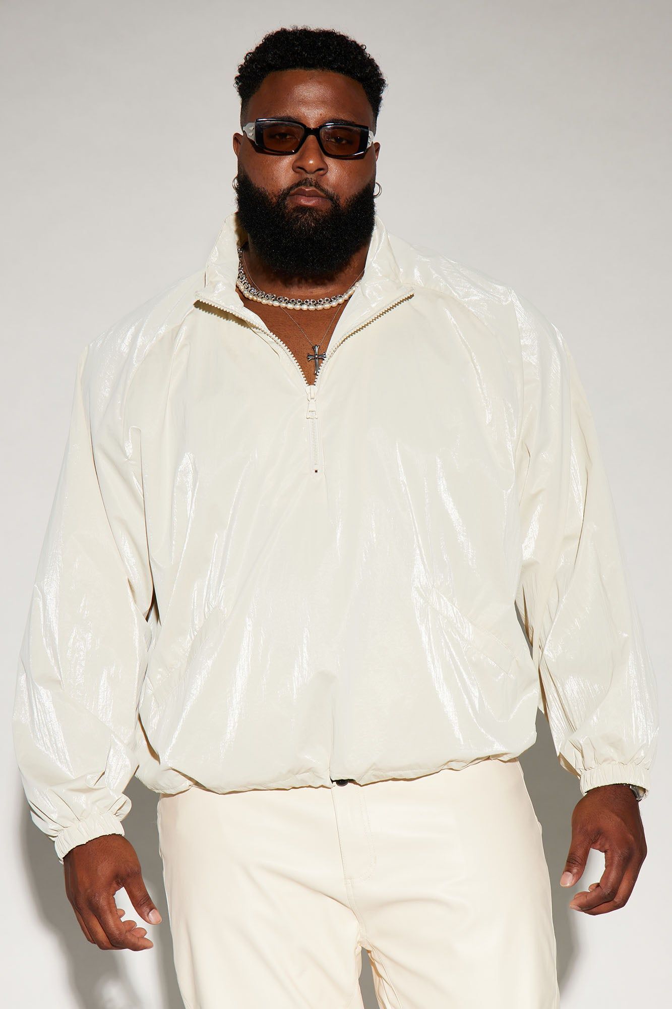 El Prado Nylon Anorak - Off White sold by Fashion Nova product image thumbnail 3