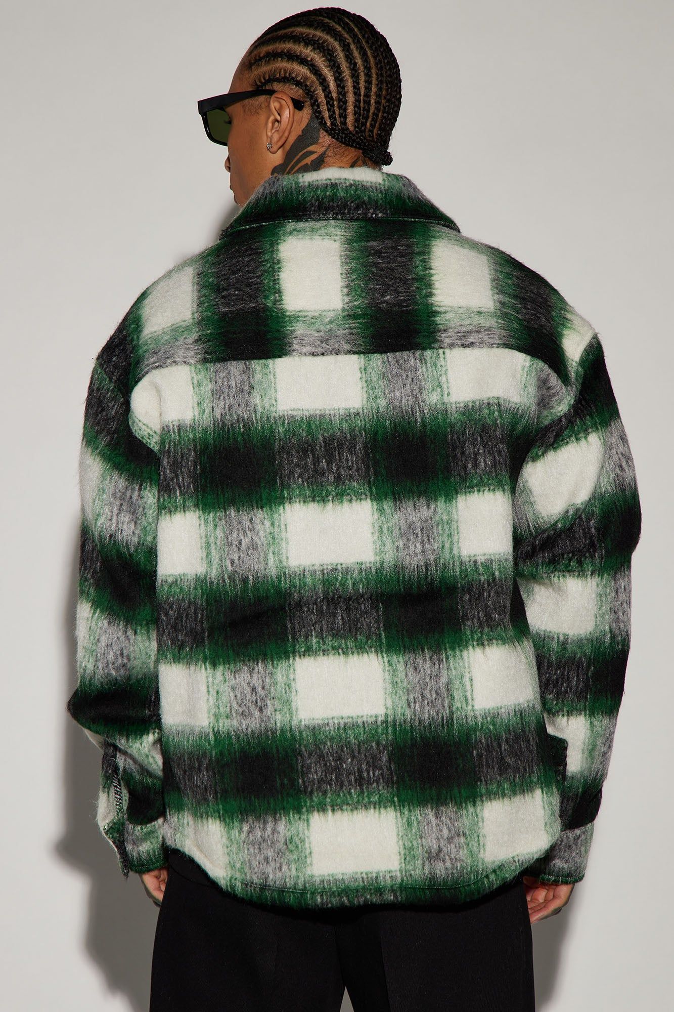 Keystone Mohair Shacket - Green sold by Fashion Nova product image thumbnail 3