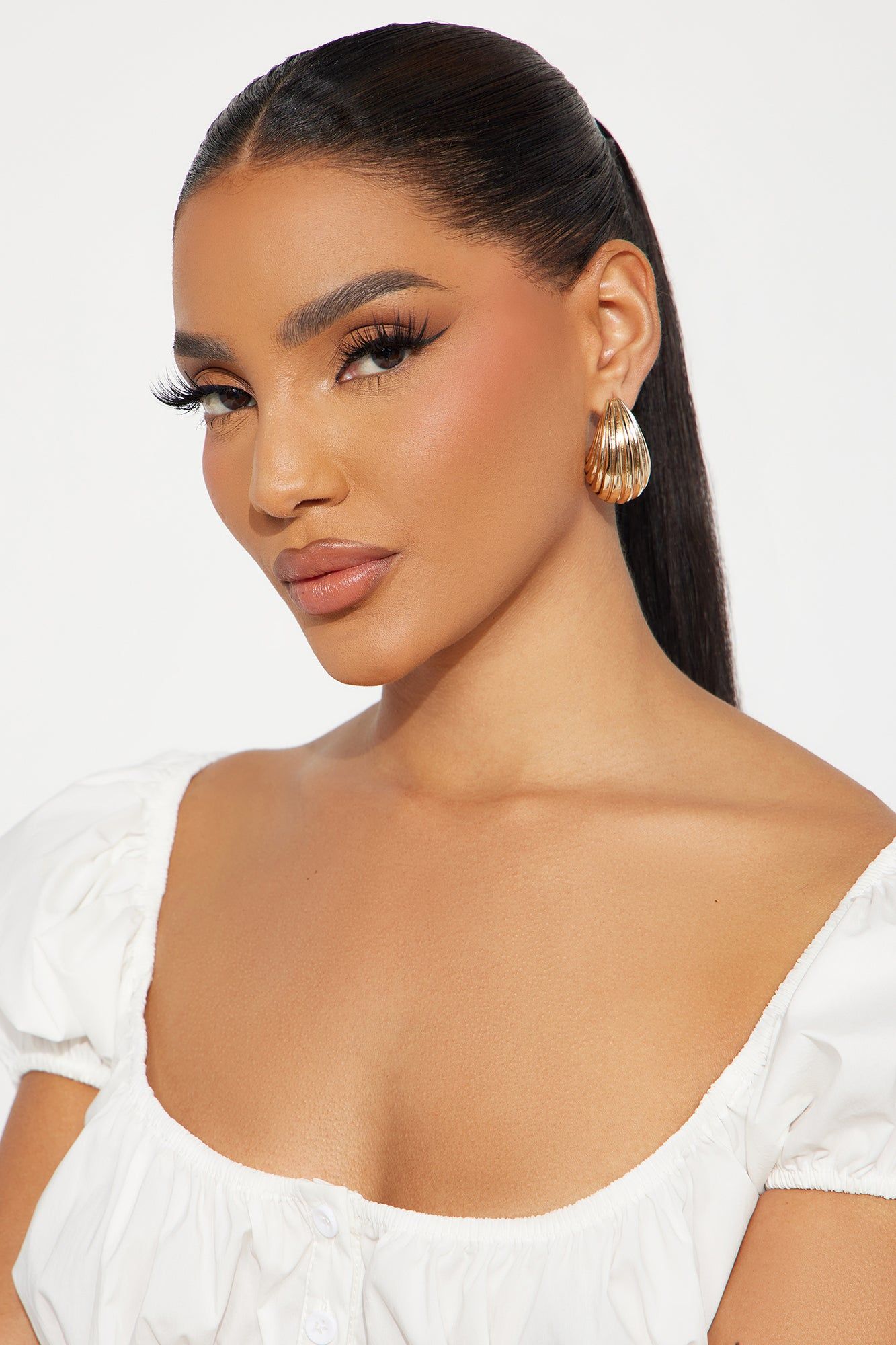 Vamos A La Playa Earrings - Gold sold by Fashion Nova product image thumbnail 2