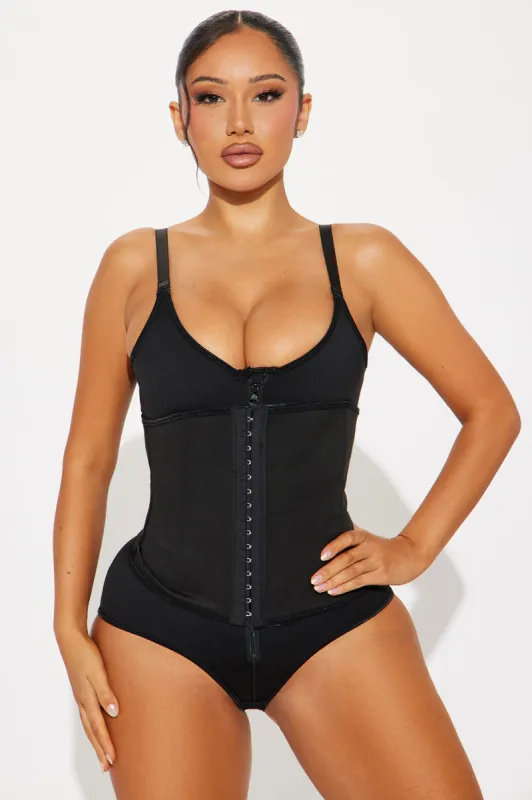 Sculpt Me Compression Shapewear Waist Cincher - Black sold by Fashion Nova