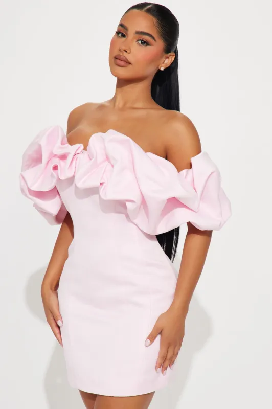 Parisian Nights Mini Dress - Pink sold by Fashion Nova