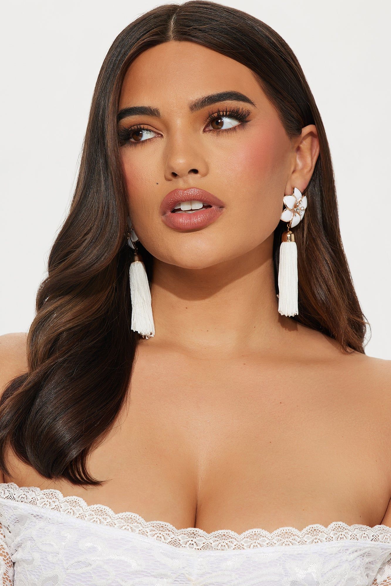 Florist In The Making Earrings - White sold by Fashion Nova product image thumbnail 2