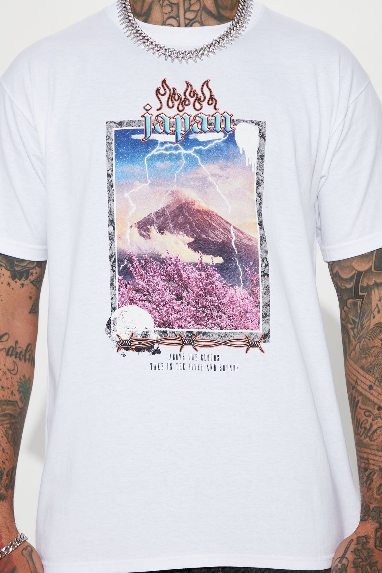 Fire Japan Short Sleeve Tee - White sold by Fashion Nova product image thumbnail 4